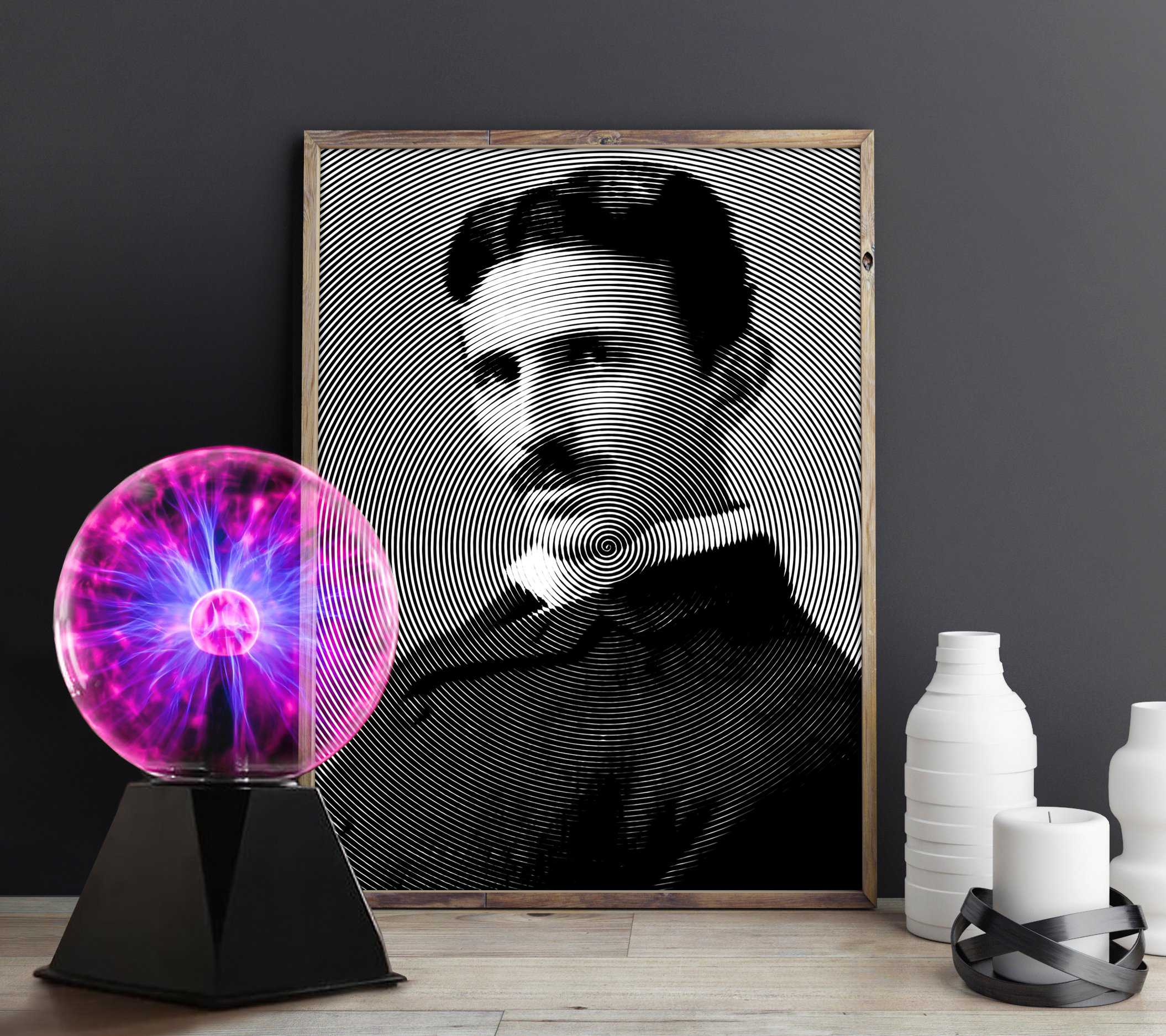 Tesla Line Poster teslapostermokup | Arte | Arte, pintura, poster, Tesla