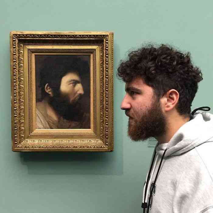 Aí você chega no museu e... 10 vezes que pessoas acidentalmente encontraram seus doppelgangers em um museu img 10 | Bizarro | bizarro, museu, sósia
