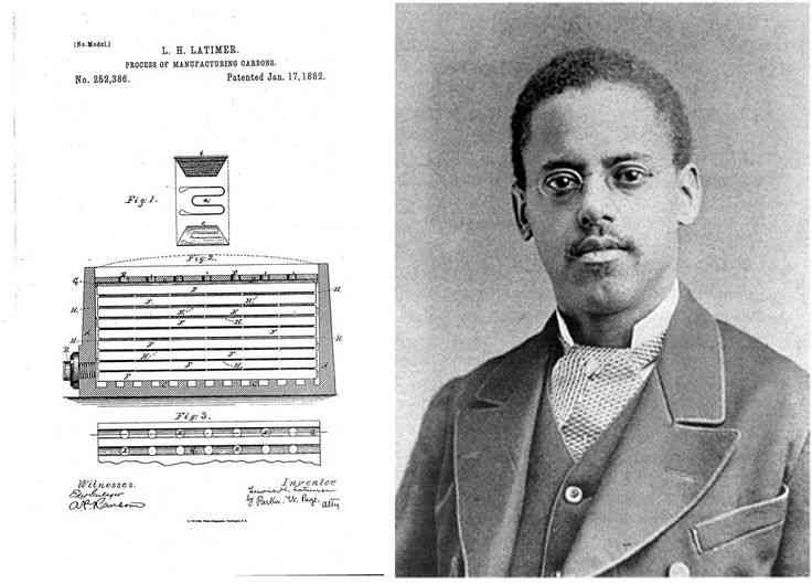 Edison não inventou a lâmpada 9a76808aa5c9ba4c1117e8575f054dd3 lewis howard latimer lightbulbs | Textos | inovação, Textos, Thomas Edison