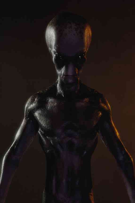 The Visitor - A primeira peça oficial do novo estudio TEVISITOR7 low | Arte | alien, esculturas, grey, ufo