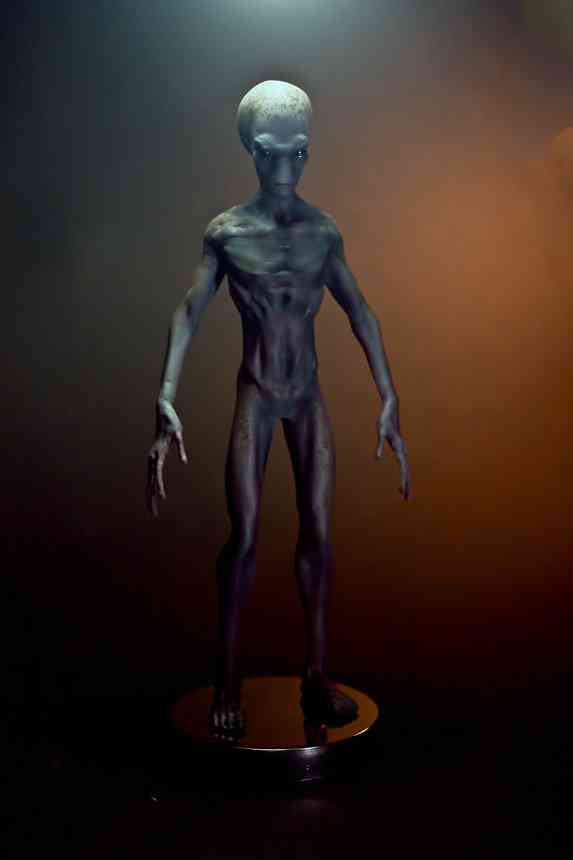The Visitor - A primeira peça oficial do novo estudio THEVISITOR4 low | Arte | alien, esculturas, grey, ufo
