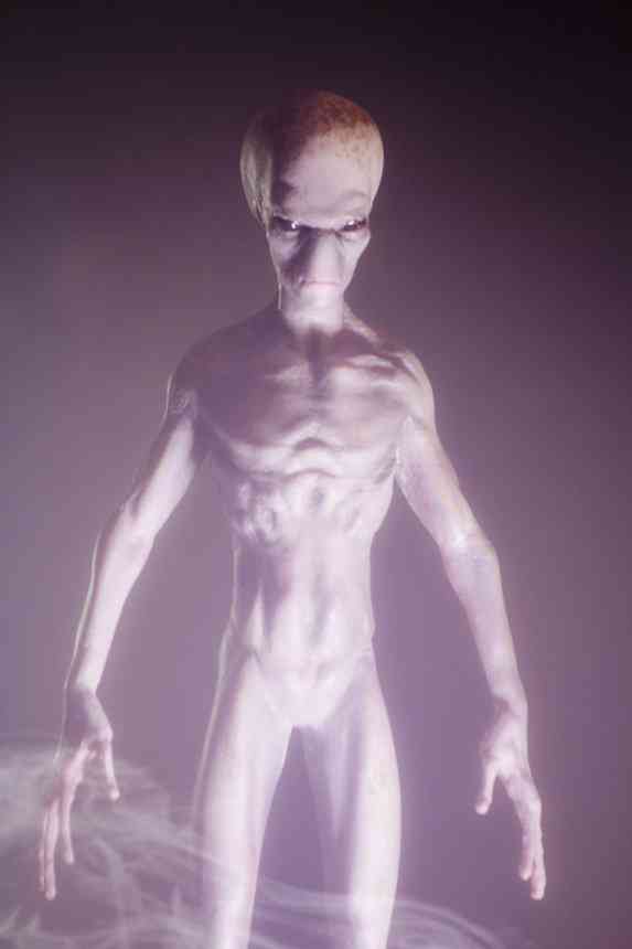 The Visitor - A primeira peça oficial do novo estudio THEVISITOR5 low | Arte | alien, esculturas, grey, ufo