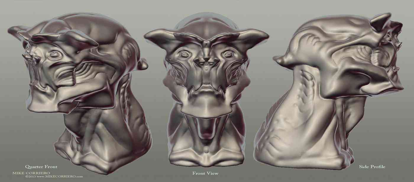 Ultra gump blaster mega pack ultimate post de monstros 6 Alien Sculpt 01 MikeCorriero 2013 web | Arte | baba, bizarro, criaturas, demonios, fantasia, grotesco, monstros, nojento, pesadelo, seres