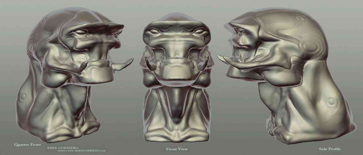 Ultra gump blaster mega pack ultimate post de monstros 6 Alien Sculpt 02 MikeCorriero 2013 web | Arte | baba, bizarro, criaturas, demonios, fantasia, grotesco, monstros, nojento, pesadelo, seres