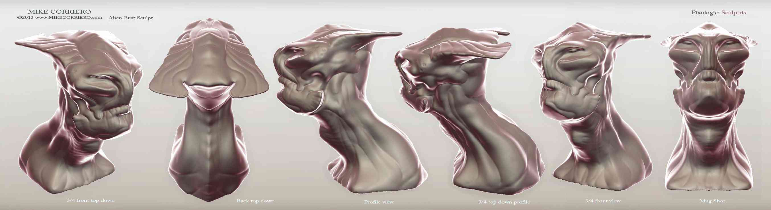 Ultra gump blaster mega pack ultimate post de monstros 6 Alien Terttell highres MikeCorriero 2013 | Arte | baba, bizarro, criaturas, demonios, fantasia, grotesco, monstros, nojento, pesadelo, seres