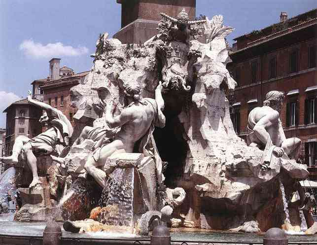 Bernini, o escultor 4 rivers | Arte | Arte, artista, escultura